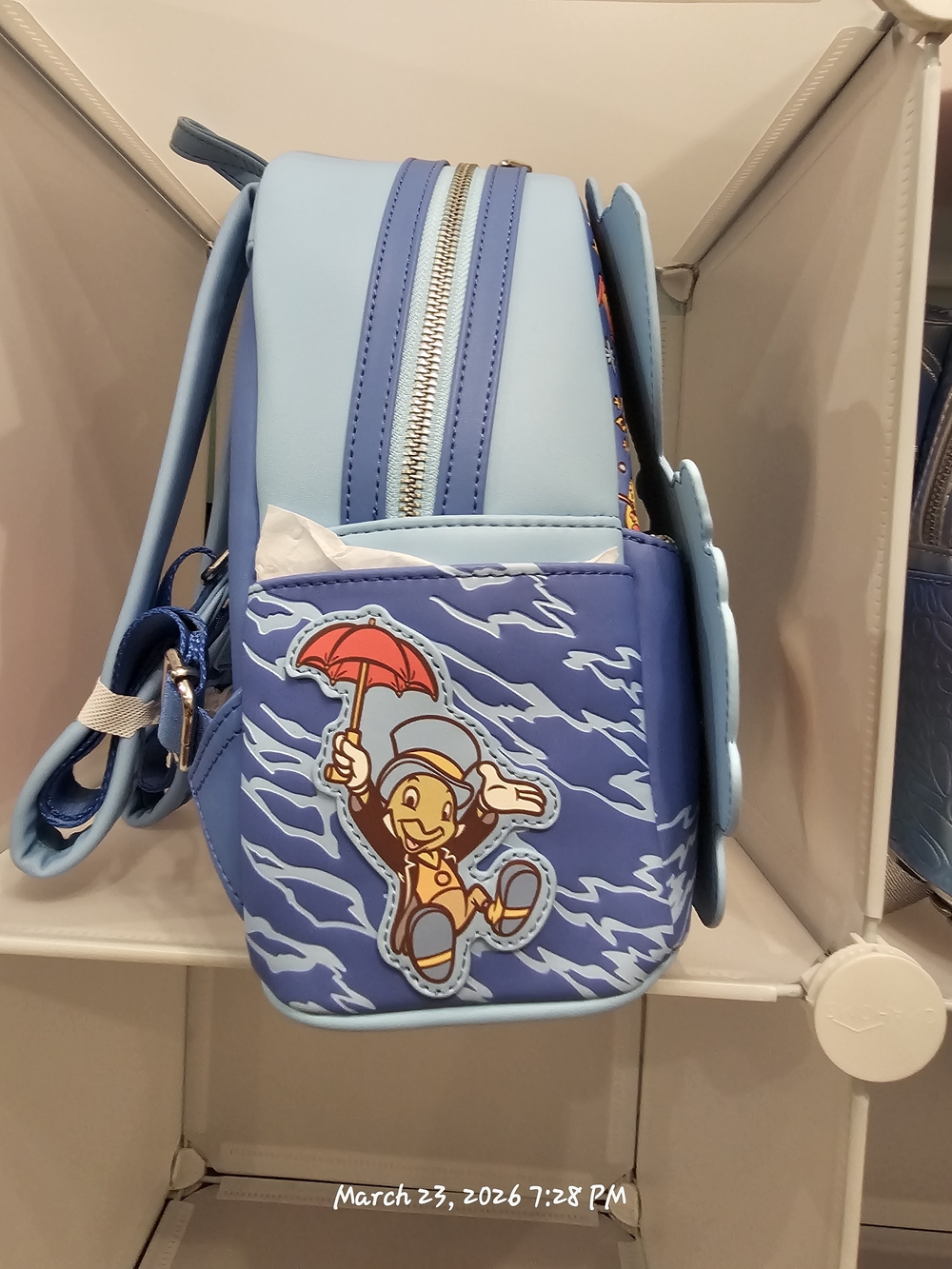 Loungefly Disney Pinocchio Raft Monstro Lenticular Mini Backpack - Picture 4 of 4